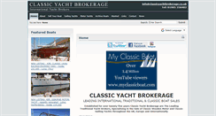 Desktop Screenshot of classicyachtbrokerage.co.uk