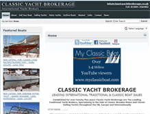 Tablet Screenshot of classicyachtbrokerage.co.uk
